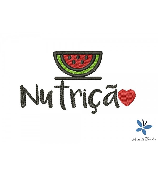 Matriz de Bordado Nutrição 008