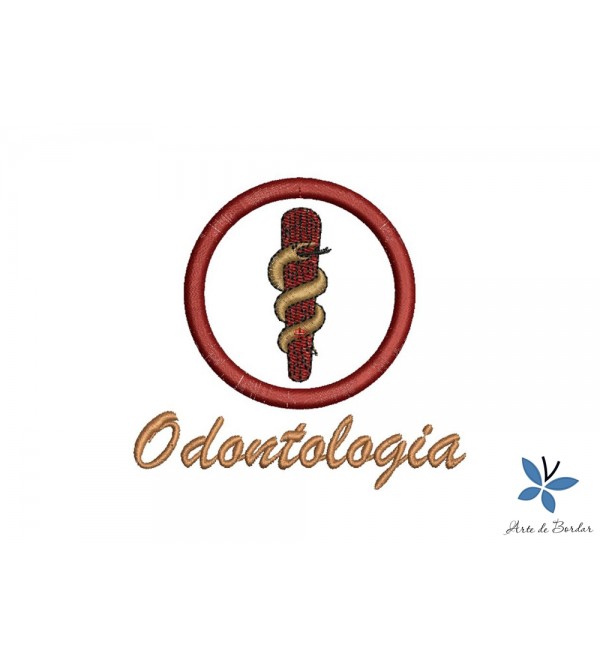 Matriz de Bordado Odontologia 003