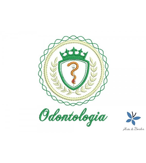 Matriz de Bordado Odontologia 009