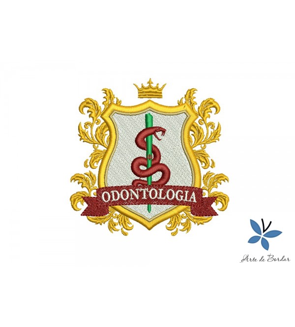 Matriz de Bordado Odontologia 013