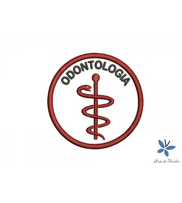 Matriz de Bordado Odontologia 017 