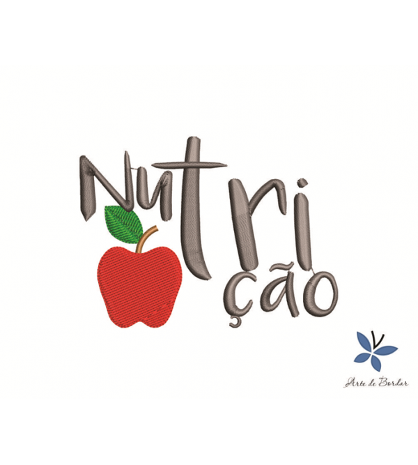 Matriz de Bordado Nutrição 003