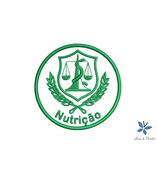 Matriz de Bordado Nutrição 012