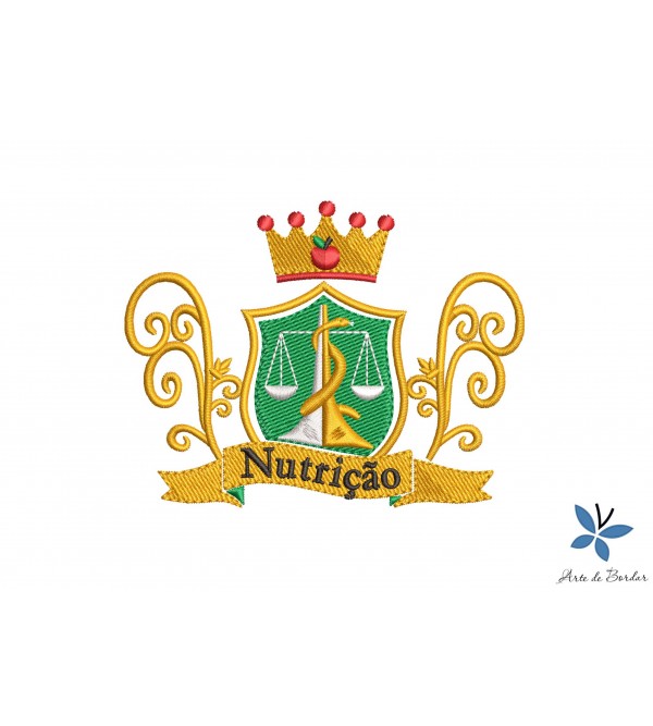 Matriz de Bordado Nutrição 015