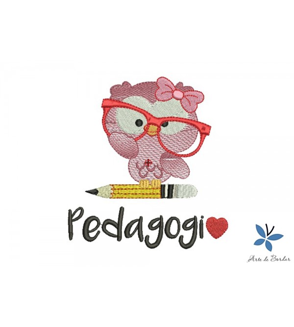 Matriz de Bordado Pedagogia 008