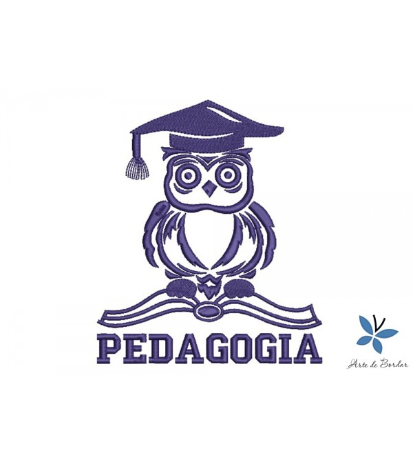 Matriz de Bordado Pedagogia 009