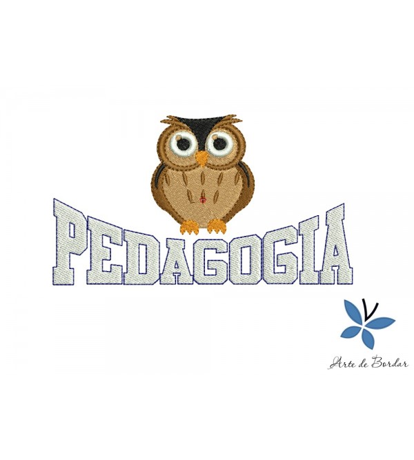 Matriz de Bordado Pedagogia 010