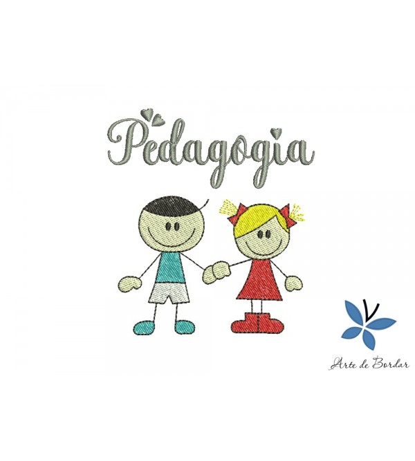Matriz de Bordado Pedagogia 011