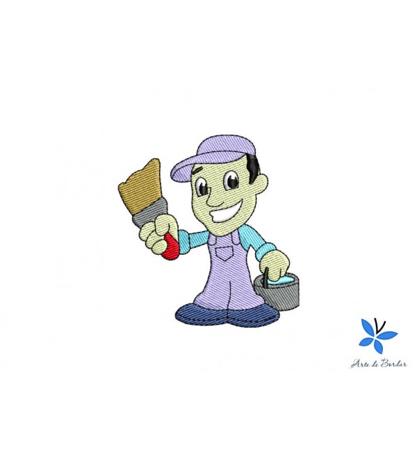 Matriz de Bordado Pintor 002