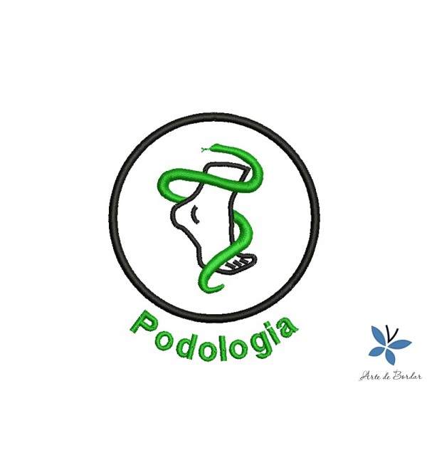 Matriz de Bordado Podologia 001