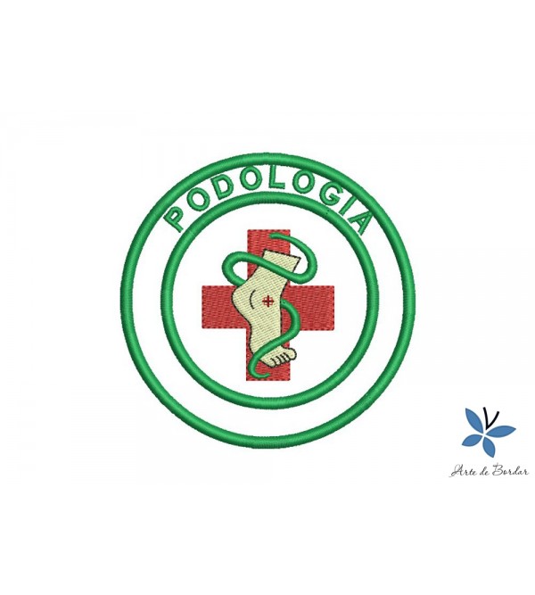 Matriz de Bordado Podologia 003