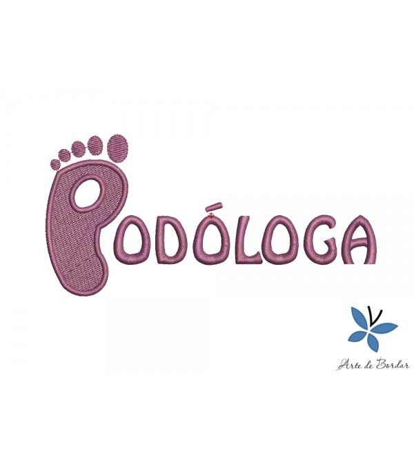 Matriz de Bordado Podologia 004