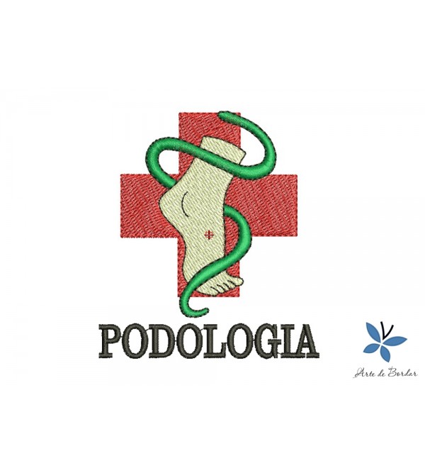 Matriz de Bordado Podologia 005