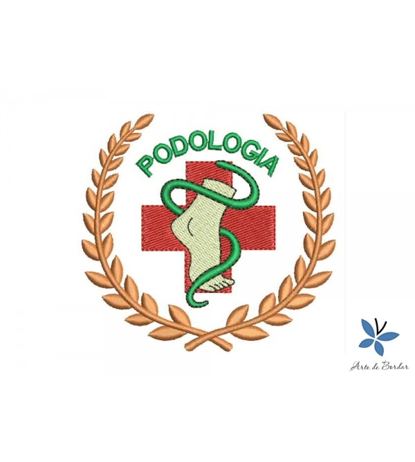 Matriz de Bordado Podologia 006