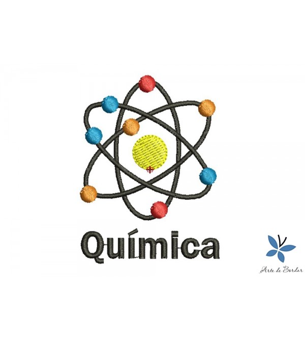 Matriz de Bordado Química 001