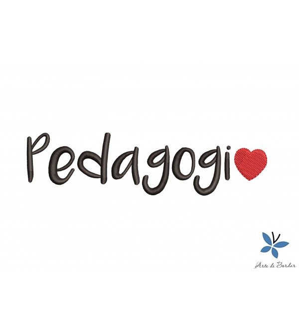 Matriz de Bordado Pedagogia 014