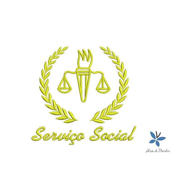 Matriz de Bordado Serviço Social 002