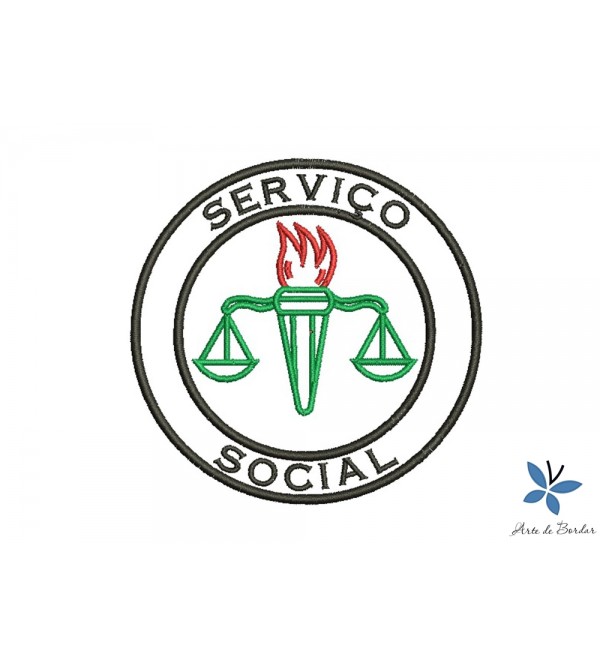 Matriz de Bordado Serviço Social 003