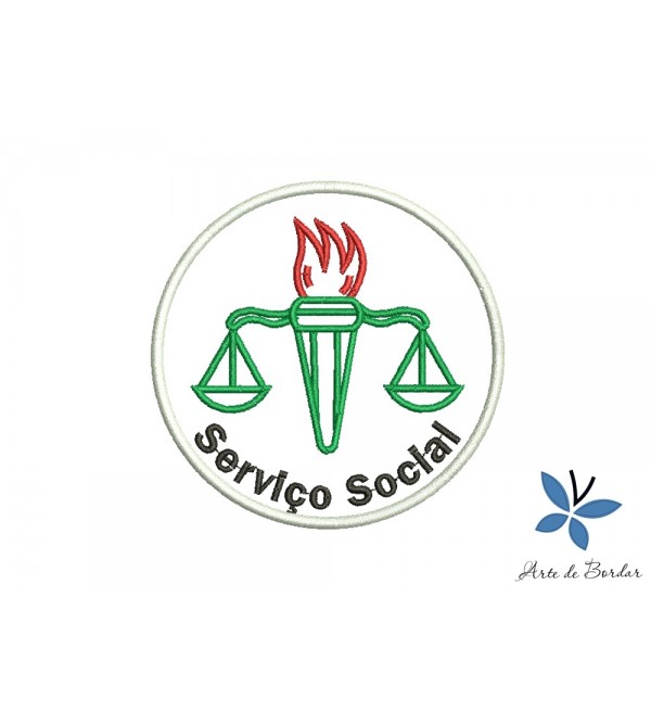 Matriz de Bordado Serviço Social 004