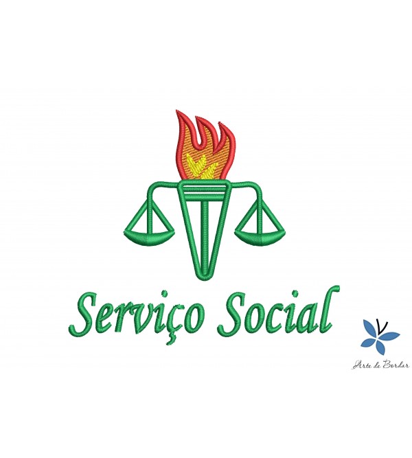 Matriz de Bordado Serviço Social 005