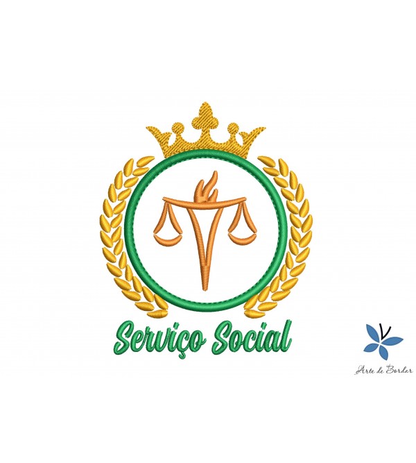 Matriz de Bordado Serviço Social 001