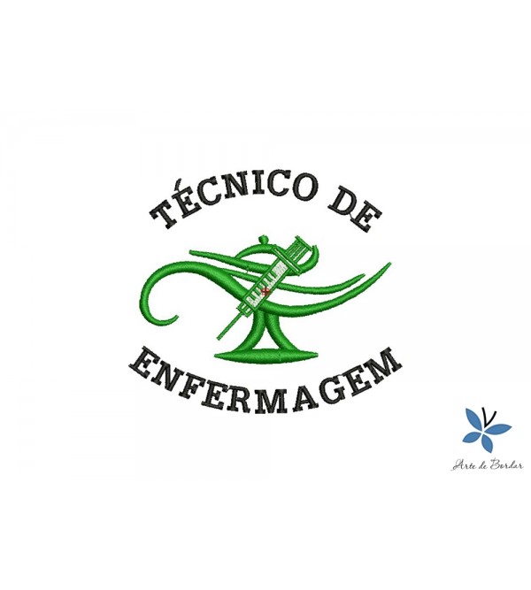 Matriz de Bordado Técnico em Enfermagem 004