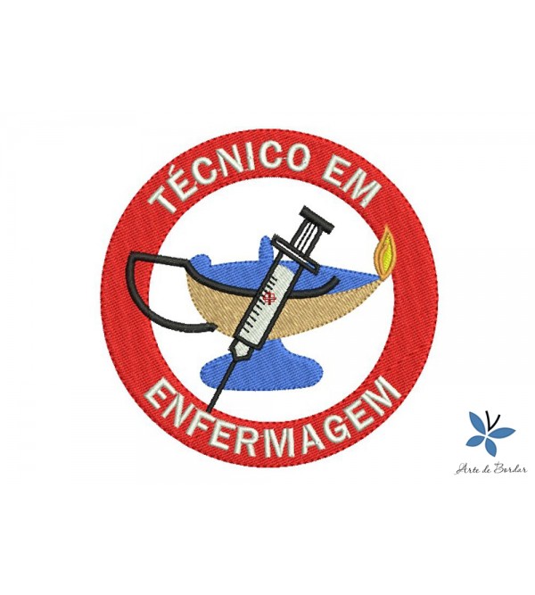 Matriz de Bordado Técnico em Enfermagem 007