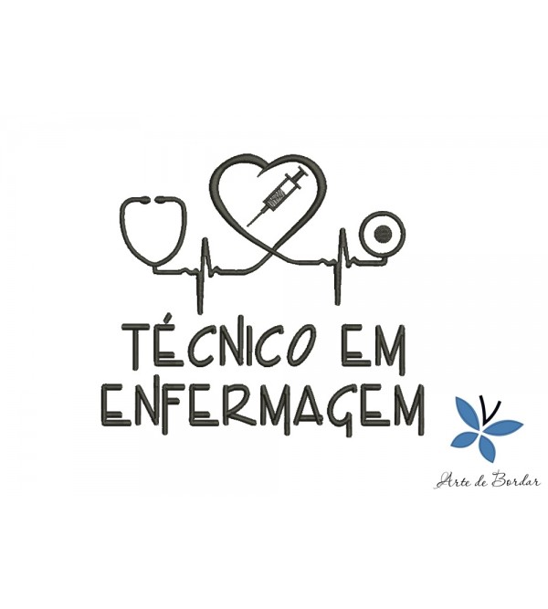 Matriz de Bordado Técnico em Enfermagem 012