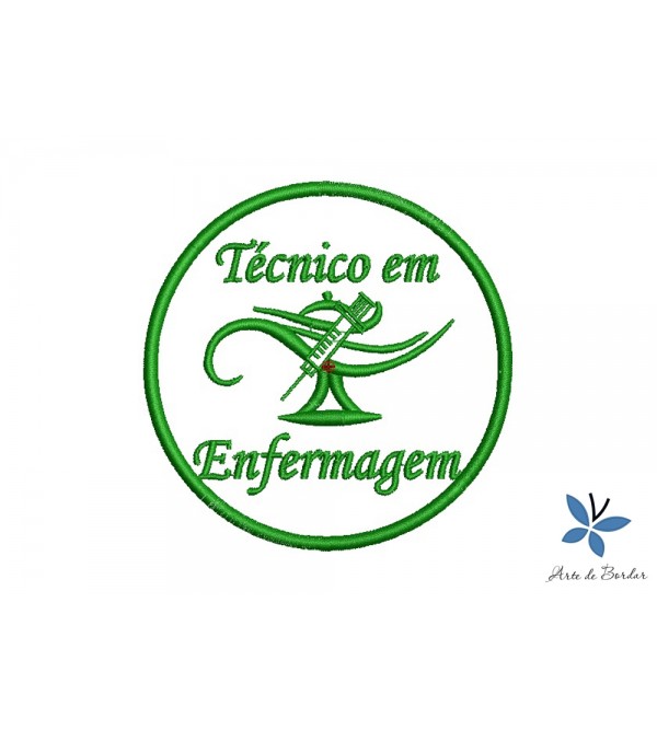 Matriz de Bordado Técnico em Enfermagem 015