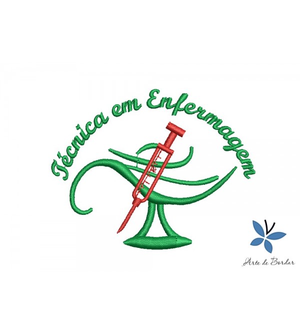 Matriz de Bordado Técnico em Enfermagem 017