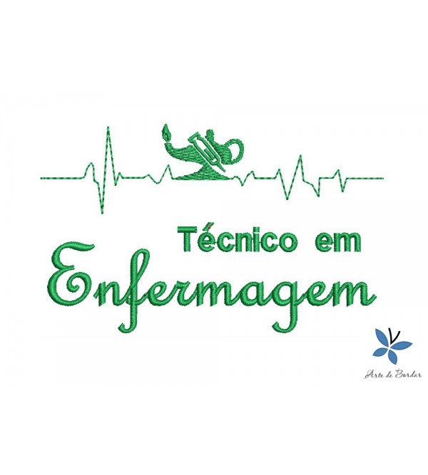 Matriz de Bordado Técnico em Enfermagem 003
