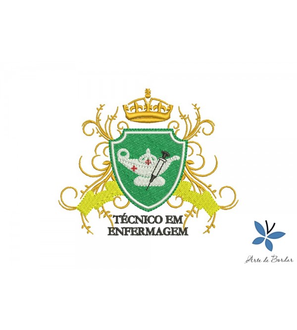 Matriz de Bordado Técnico em Enfermagem 010