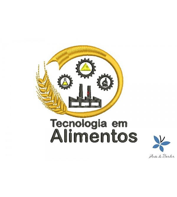 Matriz de Bordado Tecnologia em Alimentos 001