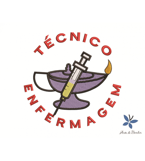 Matriz de Bordado Técnico em Enfermagem 022