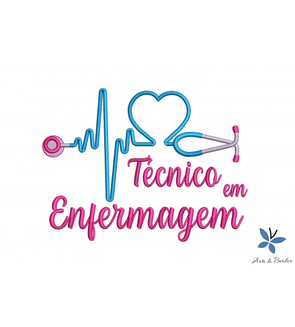Matriz de Bordado Técnico em Enfermagem 028