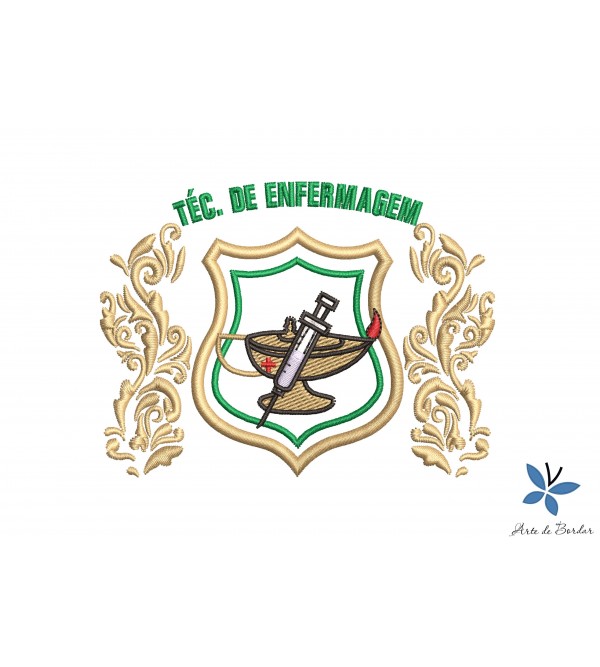 Matriz de Bordado Técnico em Enfermagem 026