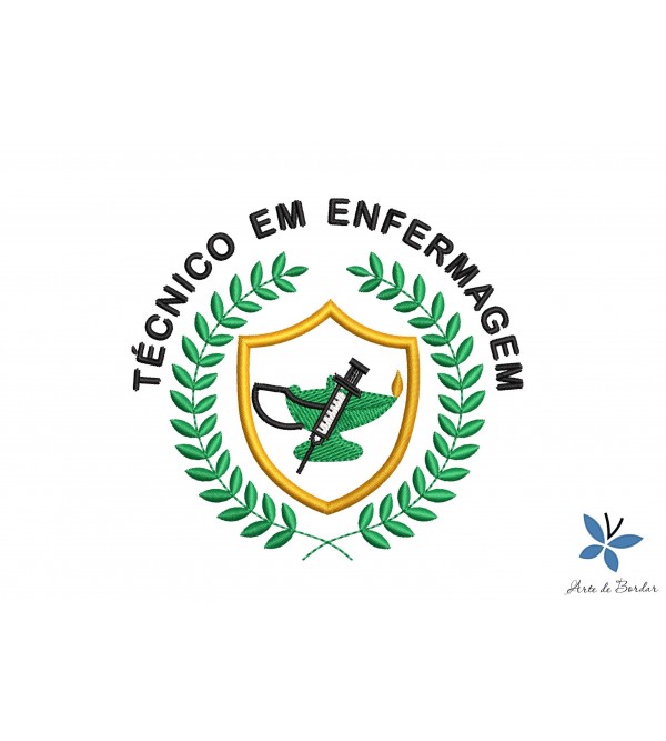 Matriz de Bordado Técnico em Enfermagem 030