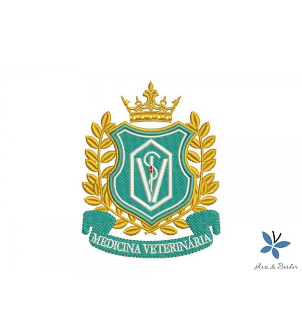 Matriz de Bordado Veterinária 006