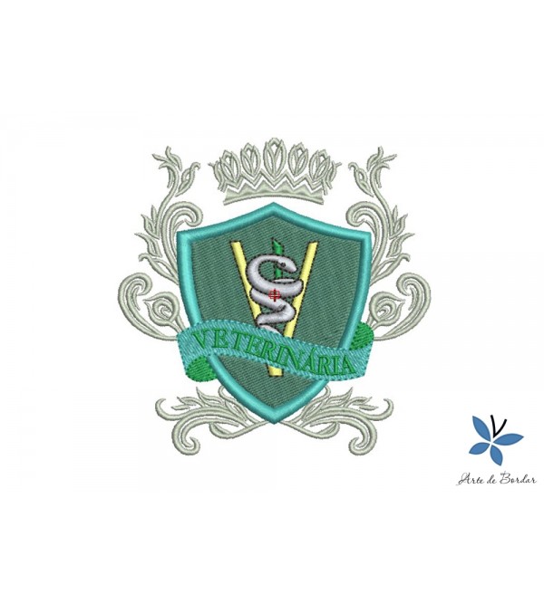 Matriz de Bordado Veterinária 007