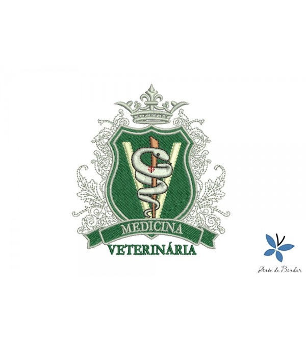 Matriz de Bordado Veterinária 010