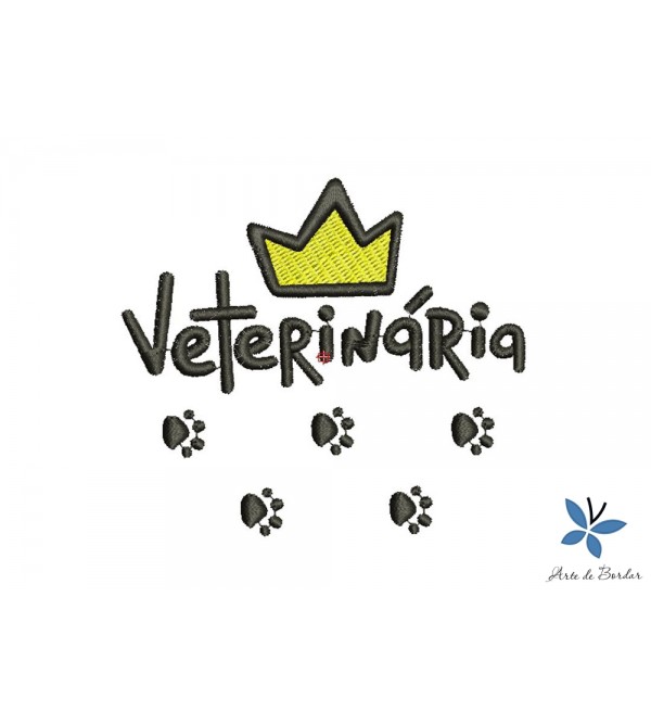 Matriz de Bordado Veterinária 011