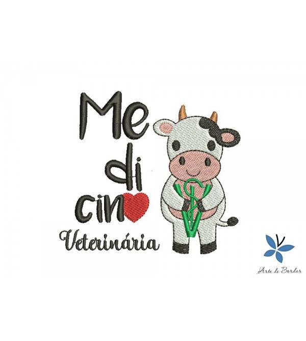 Matriz de Bordado Veterinária 012