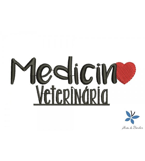 Matriz de Bordado Veterinária 013