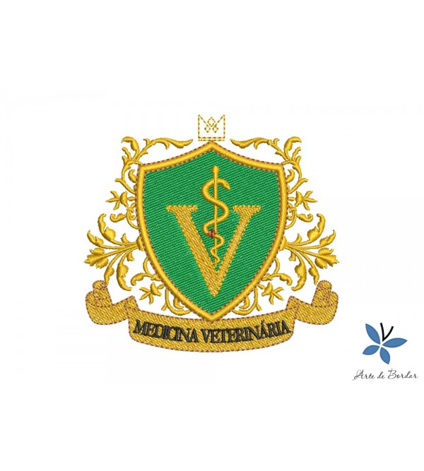 Matriz de Bordado Veterinária 014