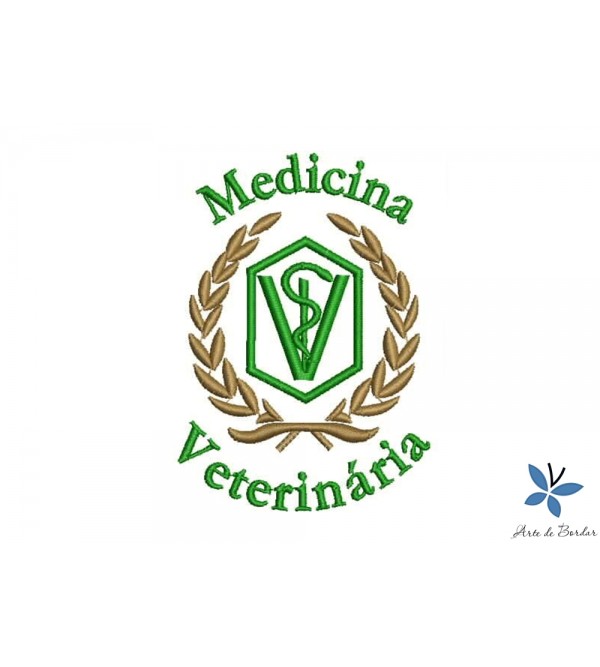 Matriz de Bordado Veterinária 015
