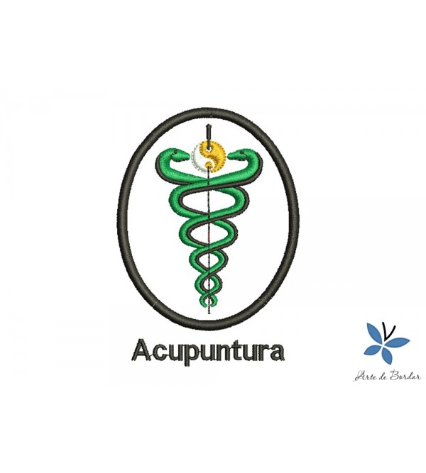Matriz de Bordado Acupuntura 001