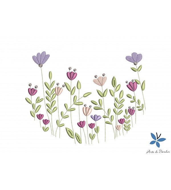 Matriz de bordado para Quadro Bastidor 038