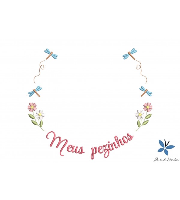 Matriz de bordado para Quadro Bastidor 039