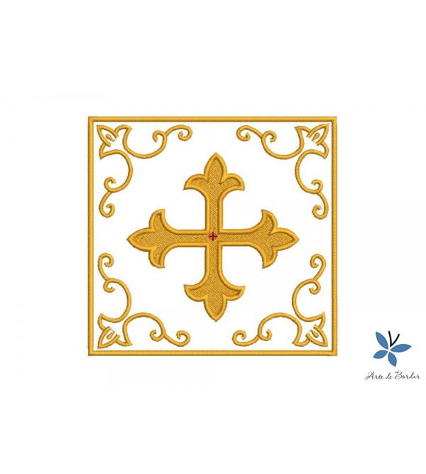 Matriz de Bordado Alfaia cruz 002