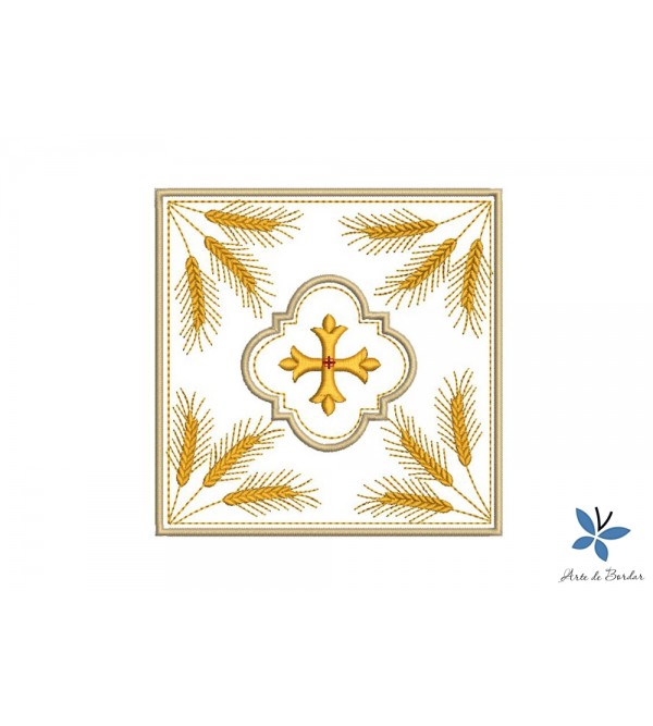 Matriz de Bordado Alfaia cruz 003